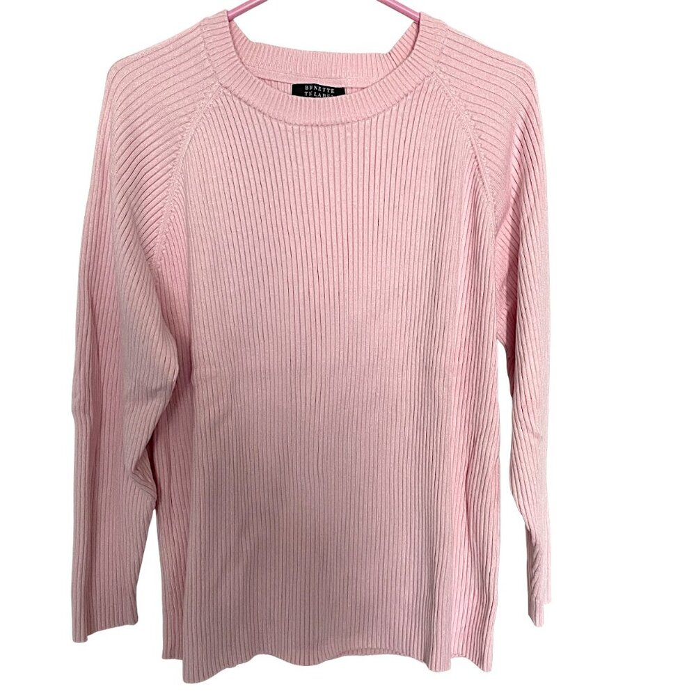 Brunette The Label Ribbed Knit Sweater